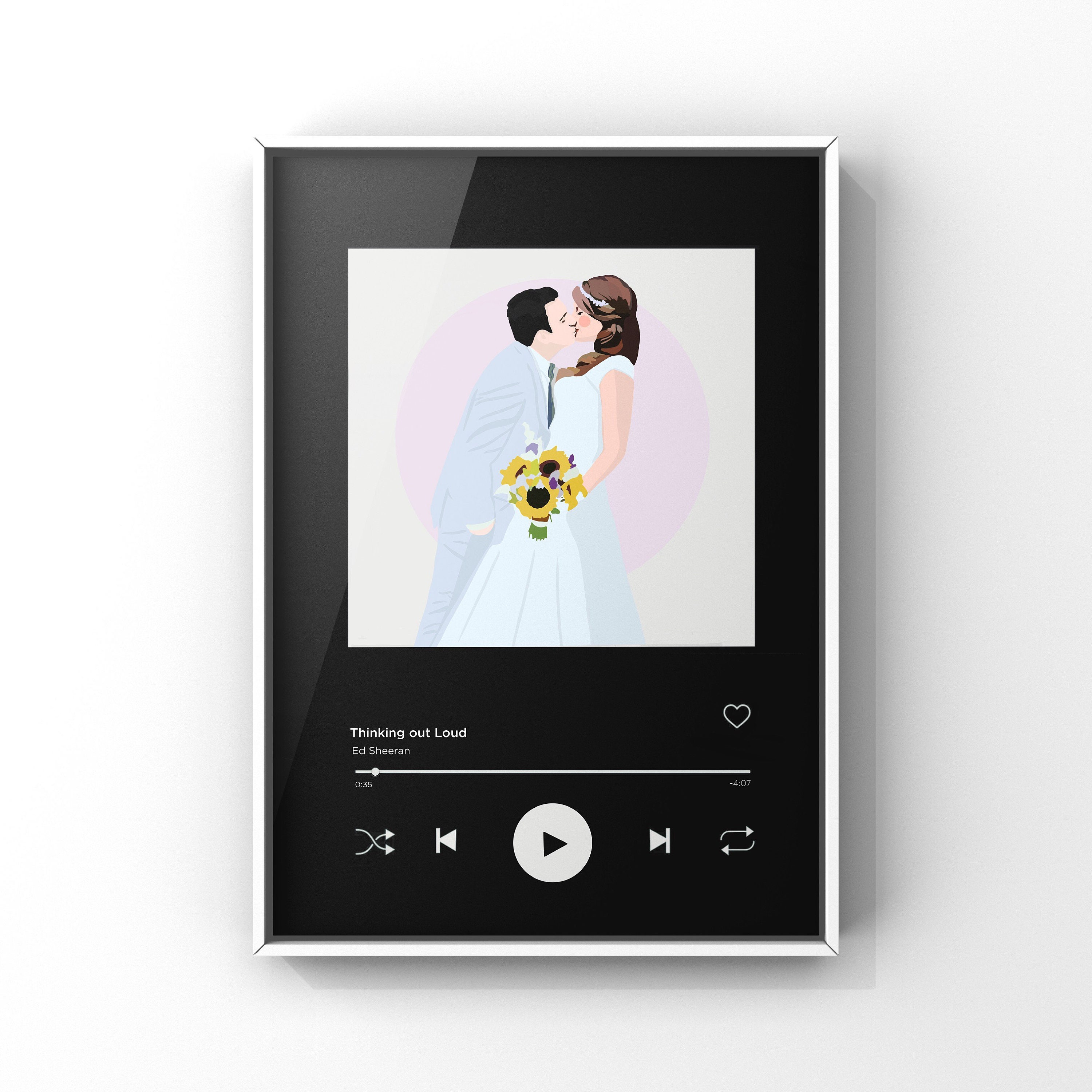 Discover CUSTOM SPOTIFY ALBUM, Cover Spotify Drawing, Custom Portrait, Cover with Your Song