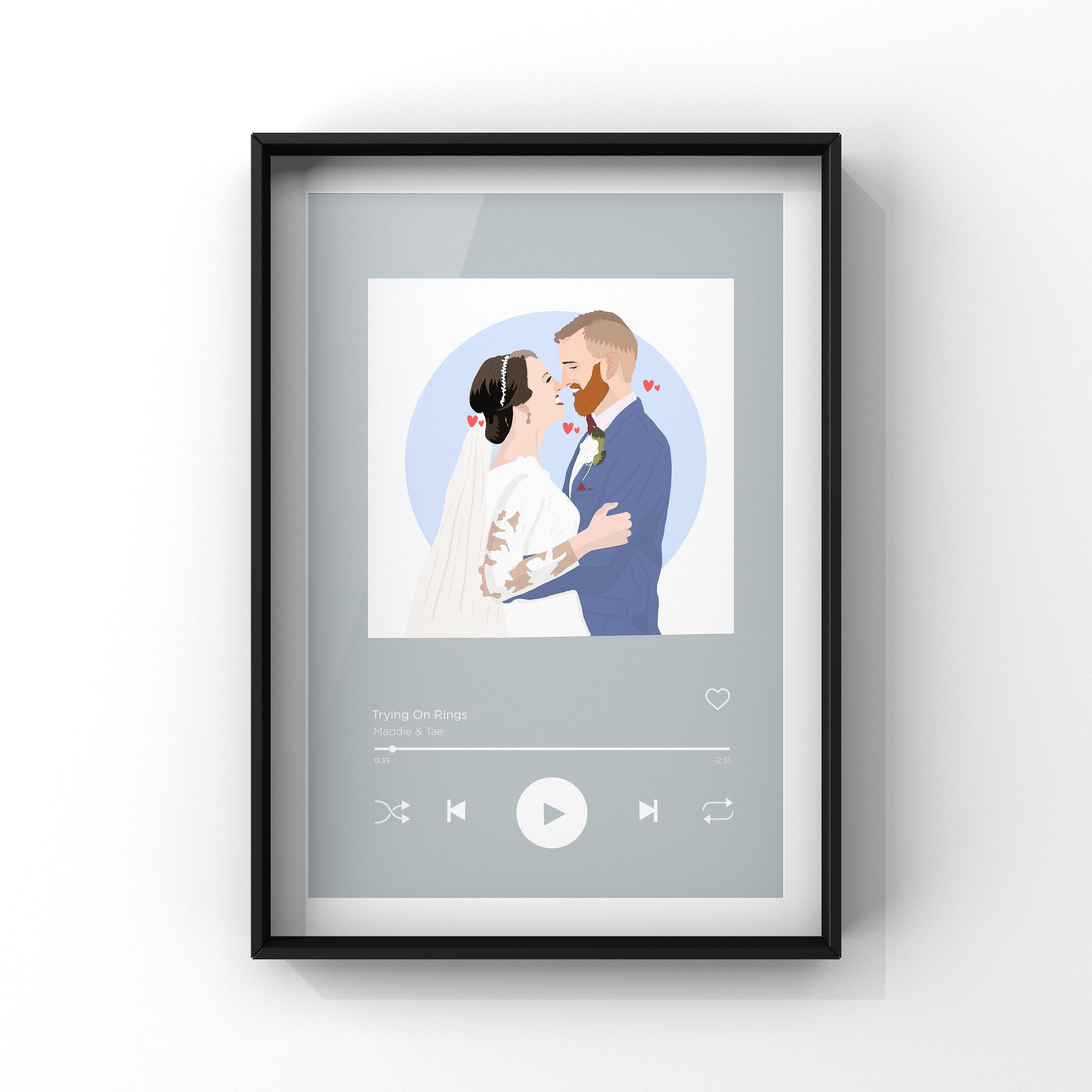 Discover CUSTOM SPOTIFY ALBUM, Cover Spotify Drawing, Custom Portrait, Cover with Your Song