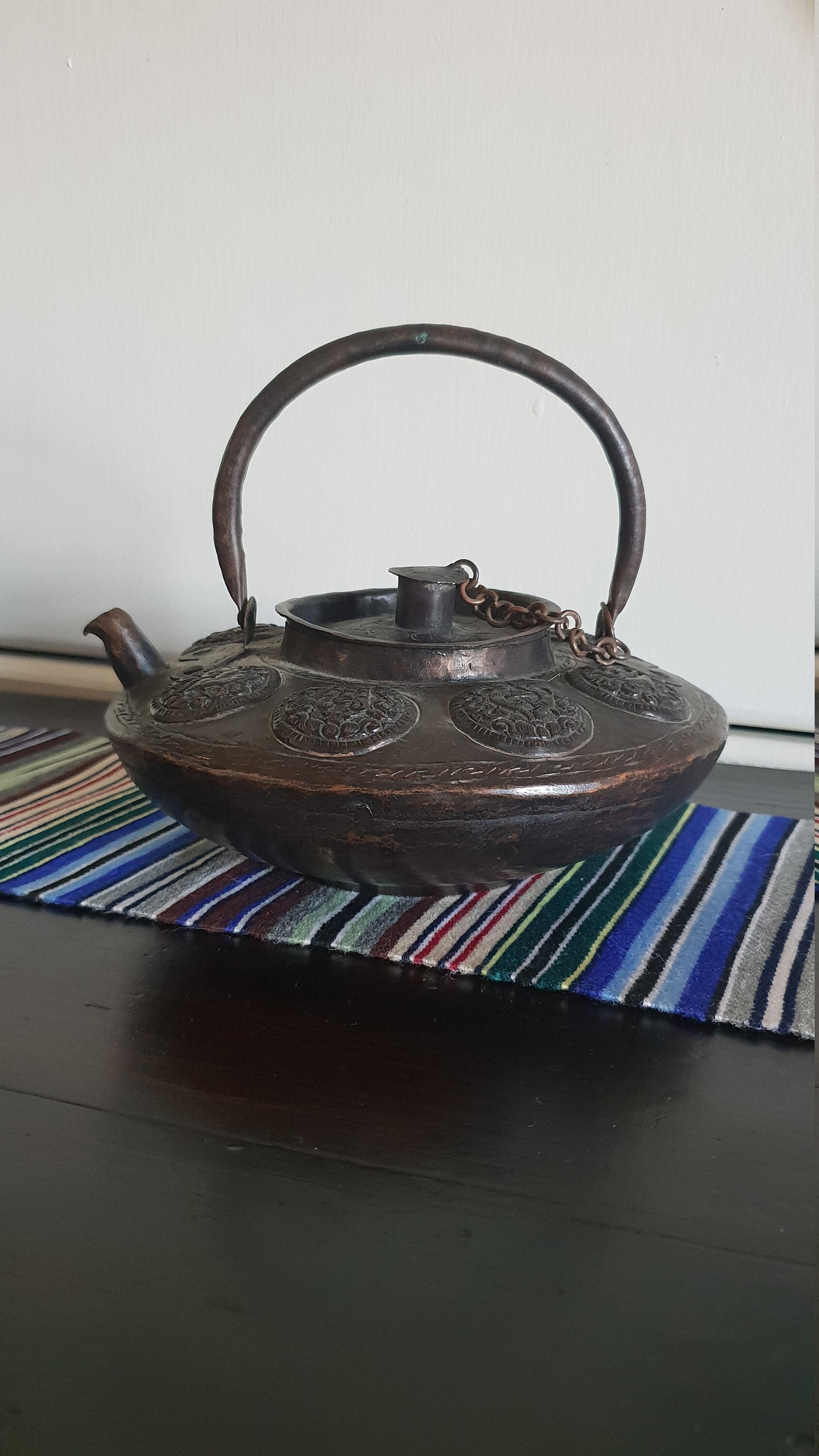 Another Lovely Copper Tibetan Buddhist Teapot Early 20th Etsy