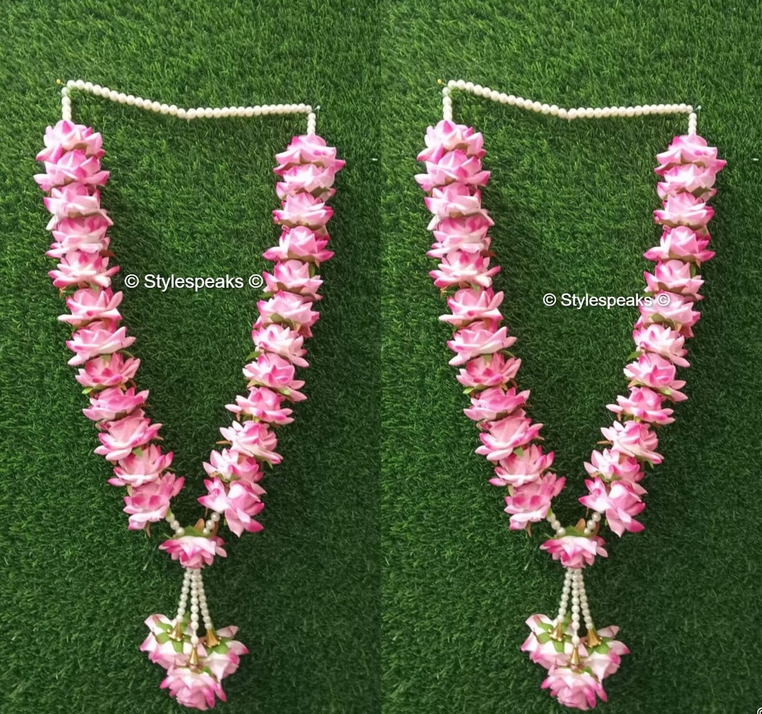 Varmala Artificial Rose Flower Milni Mala, Wedding Mala, Honor Mala