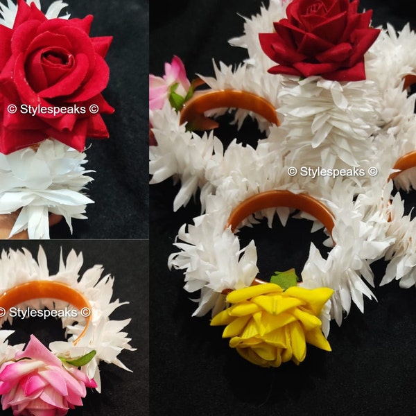 Rose Gajra Bracelet Etsy