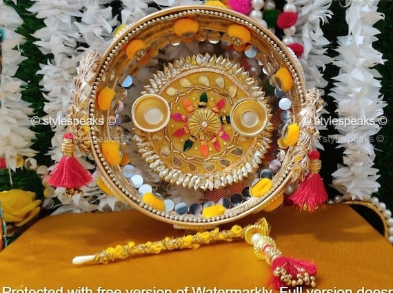 Haldi ceremony best sale accessories