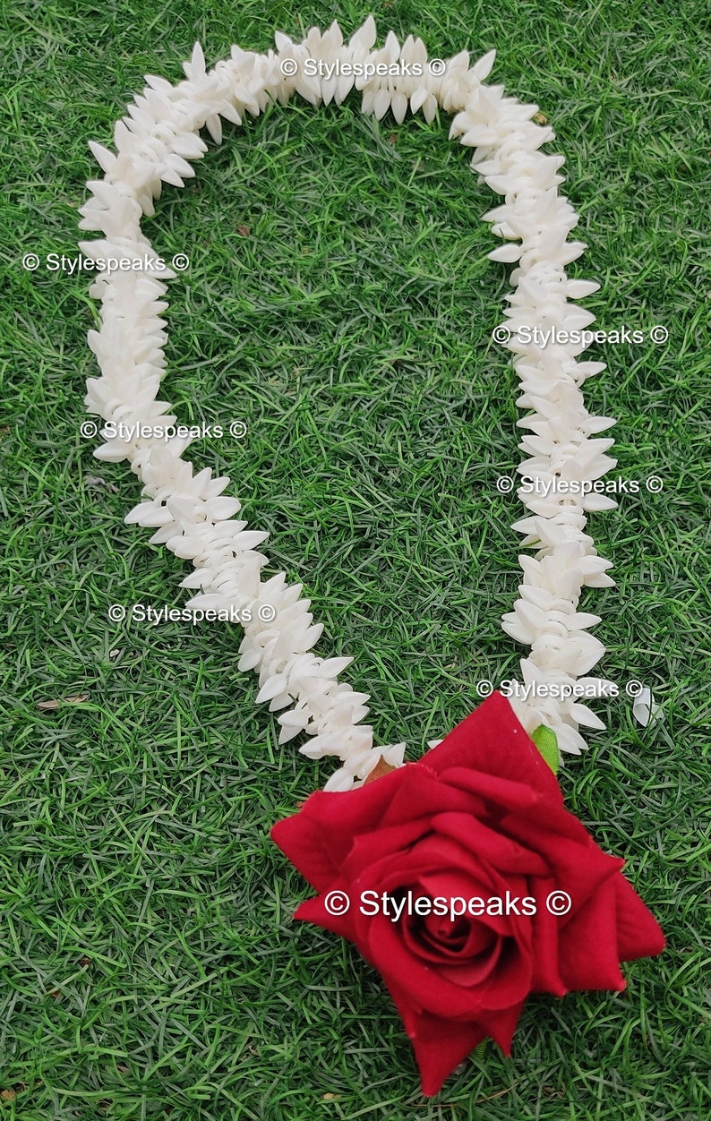 Traditional Artificial Jasmine Milni Mala With Flower Murti Etsy