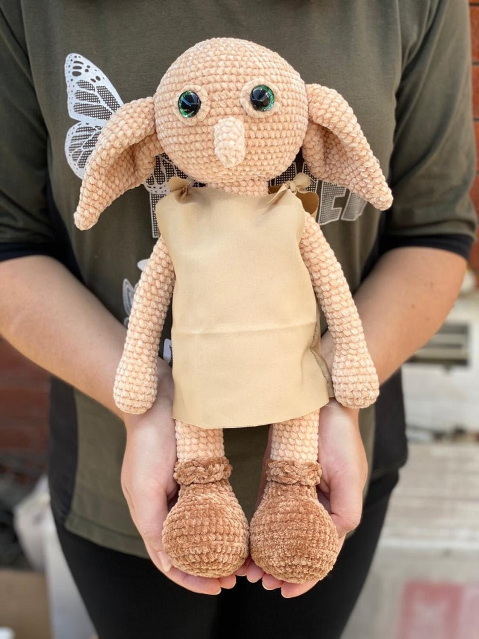 Dobby Elf Crochet Pattern Inspired Amigurumi tutorial PDF Etsy
