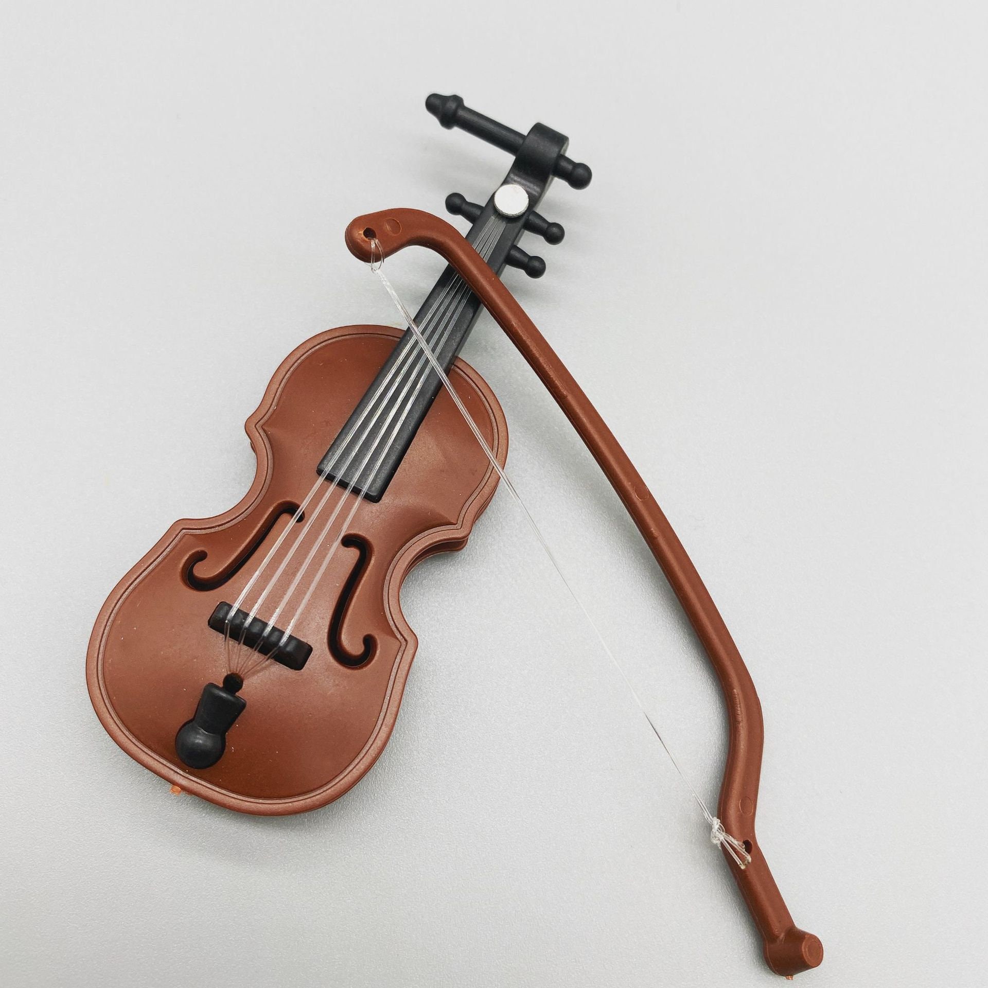 Mini violin is a miniature musical instrument used for dolls Etsy