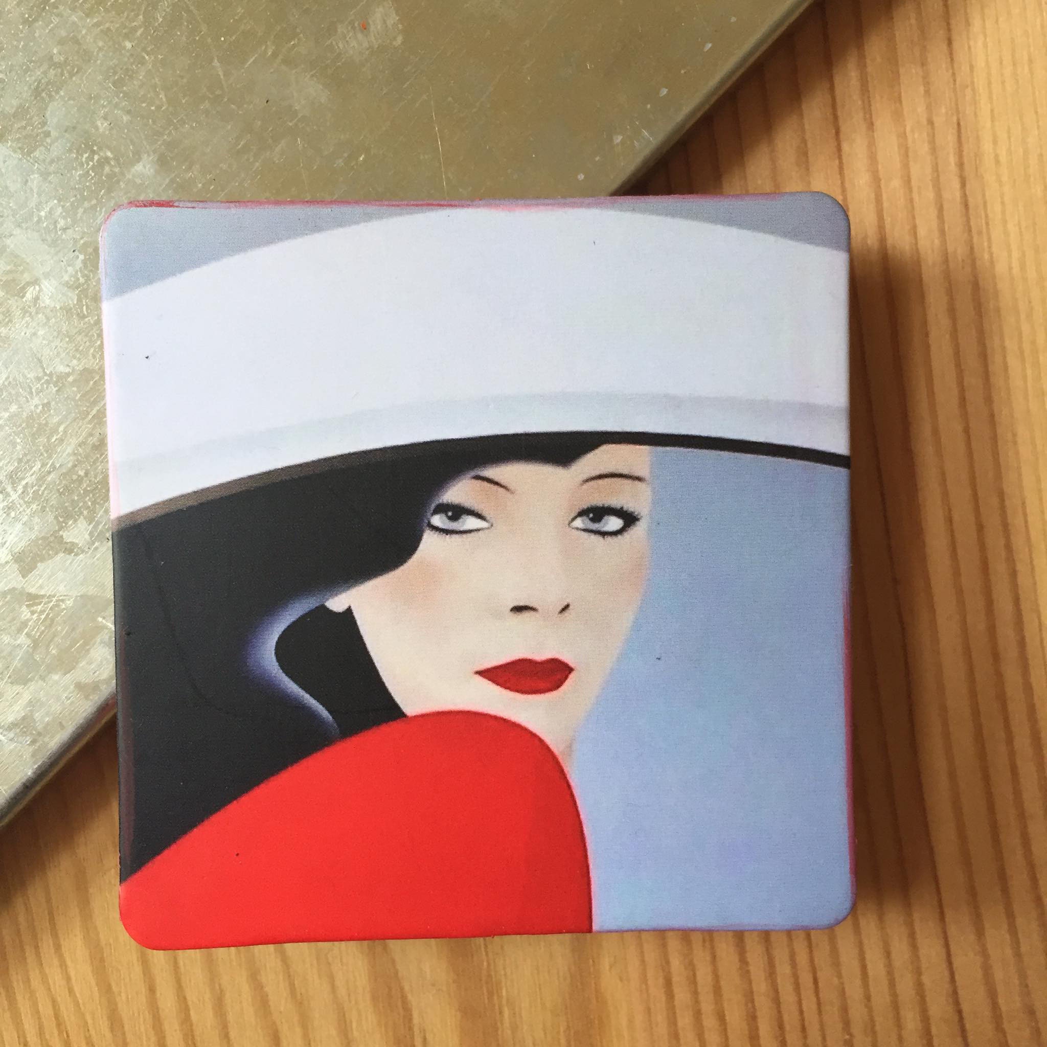 Elegant Lady Art Fashion & Passion For Women's Hats Magnet For | Décor Frigo Mural Idées Cadeaux |