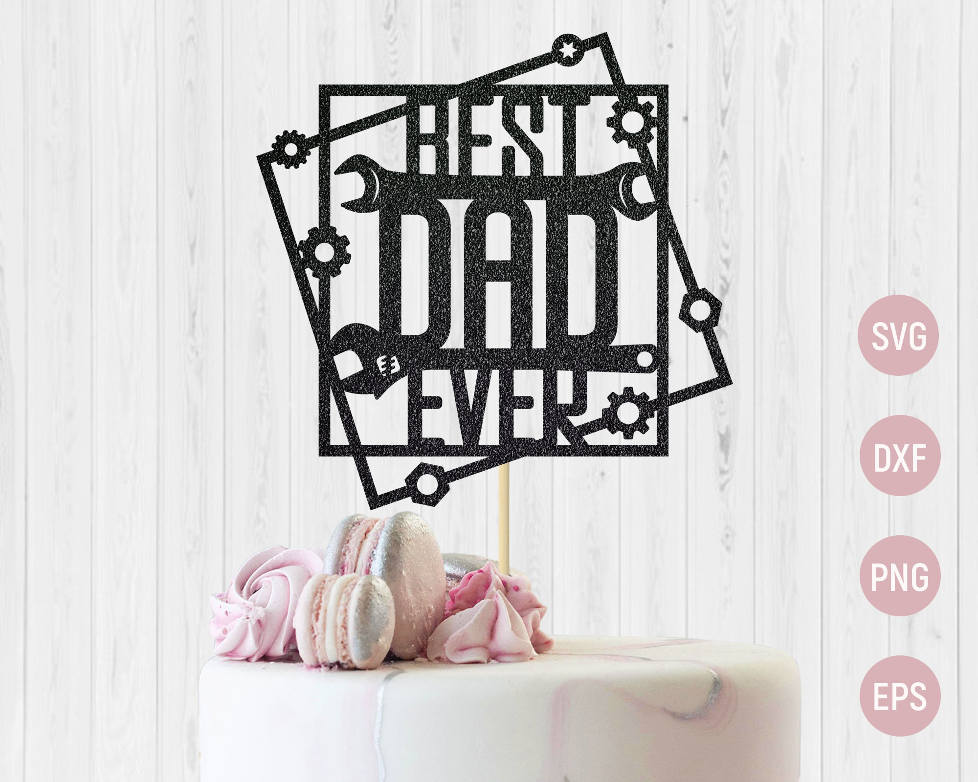 Download Mejor papá nunca svg Fathers day cake topper svg Papa svg ...