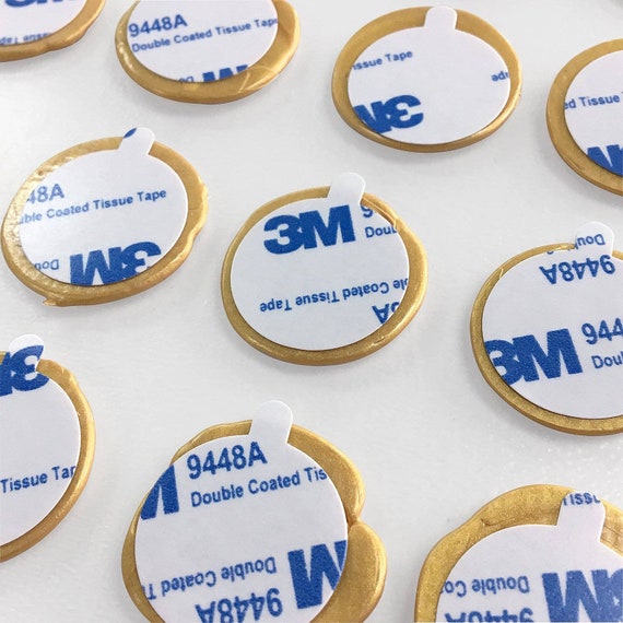 Selfadhesive Tissue Thin Doublesided Sticky Tabs for Wax Etsy