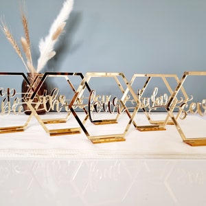 Acrylic Mirrored Table Acrylic Numbers | Wedding Table Numbers | Acrylic Table Numbers |Table Numbers Wedding | Wedding Table Decor