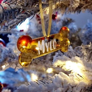 Dog Bone Christmas Decoration Ornament 2022