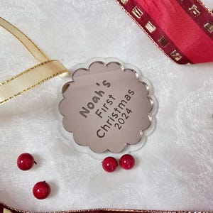 Niedliche personalisierte Weihnachtsdekoration Ornament