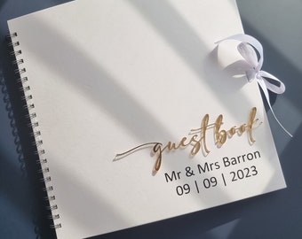 White Guest Book | Guestbook Signage | Wedding Book