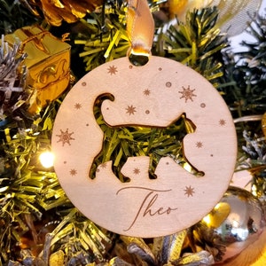 Cat Christmas Decoration Ornament 2023