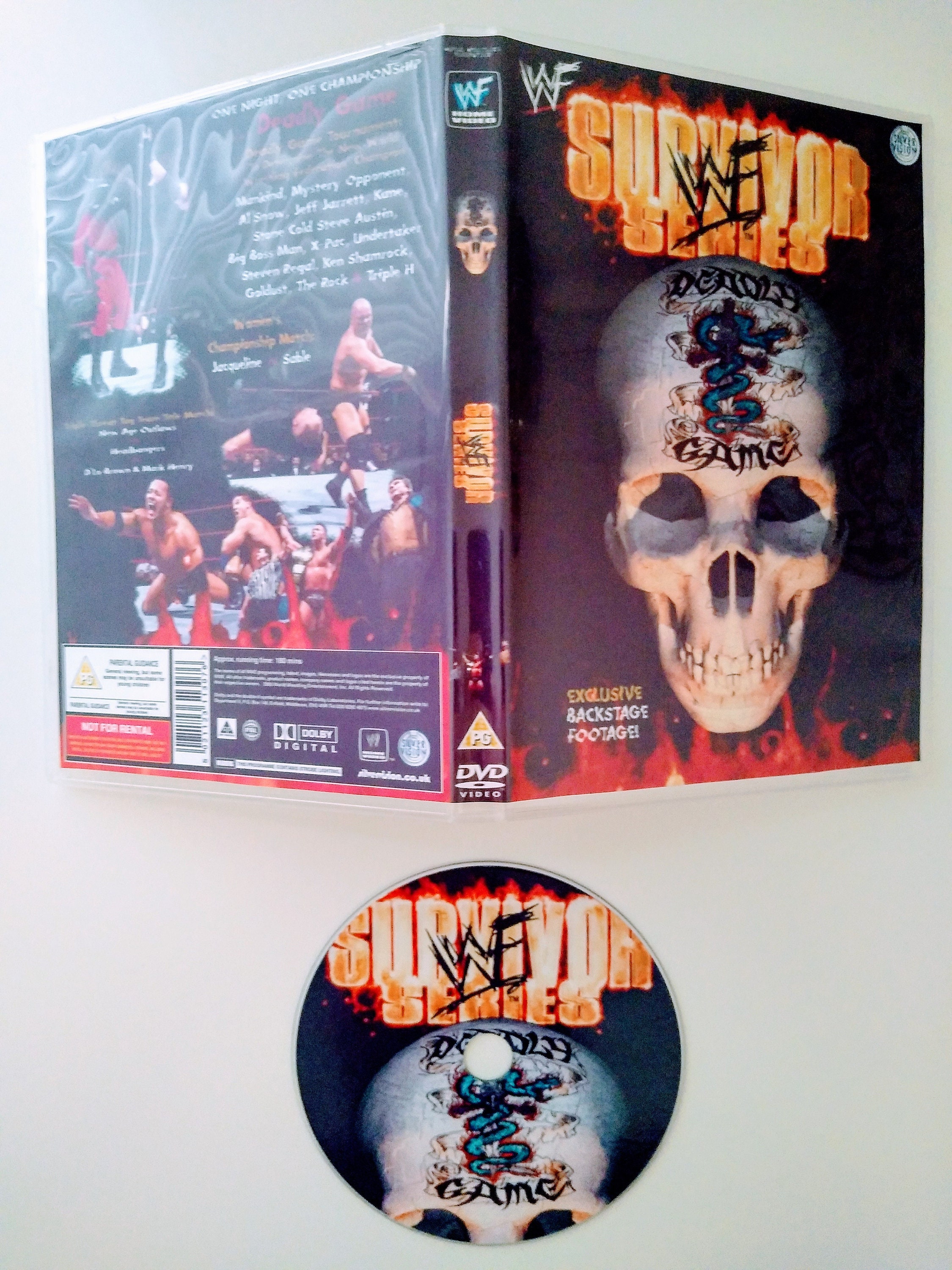 WWF 1998 SURVIVOR SERIES 12 Dvd & Case  Etsy
