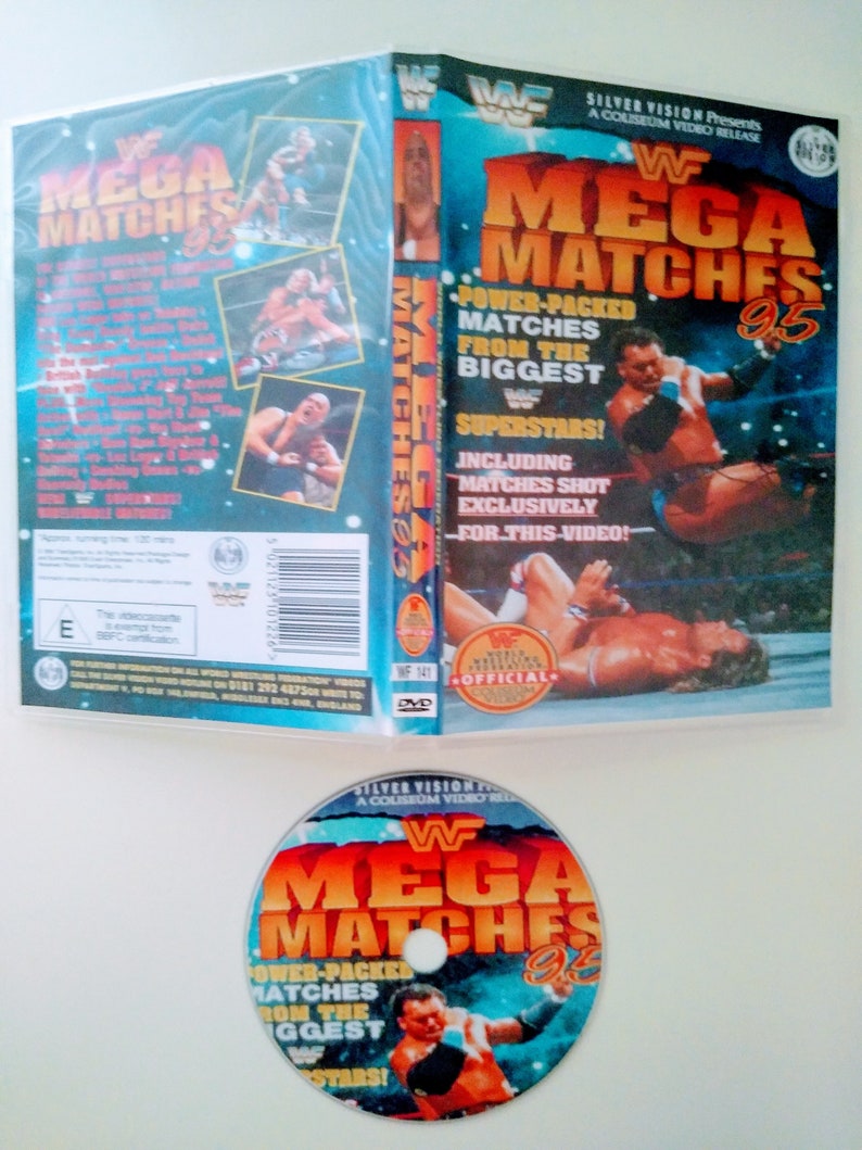 WWF 1995 MEGA MATCHES 2 Dvd & Case - Etsy