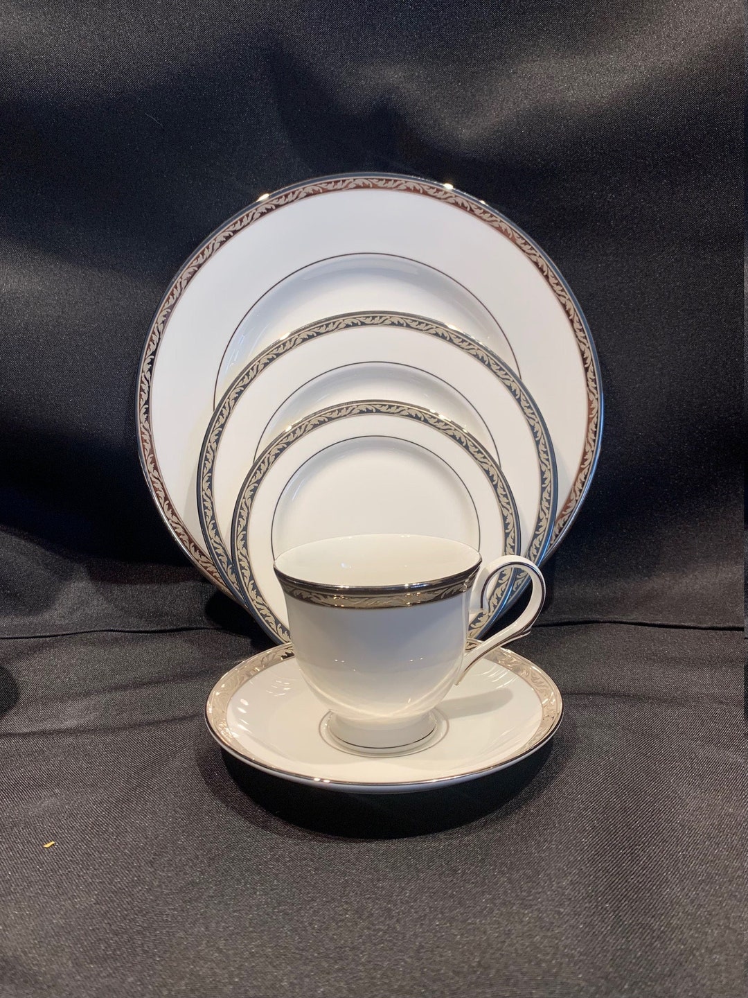 Lenox Landmark Platinum China Etsy