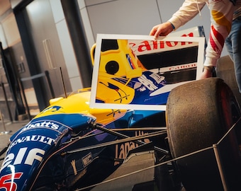 ナイジェル・マンセル 1992 ウィリアムズ FW14B イラスト（デジタル