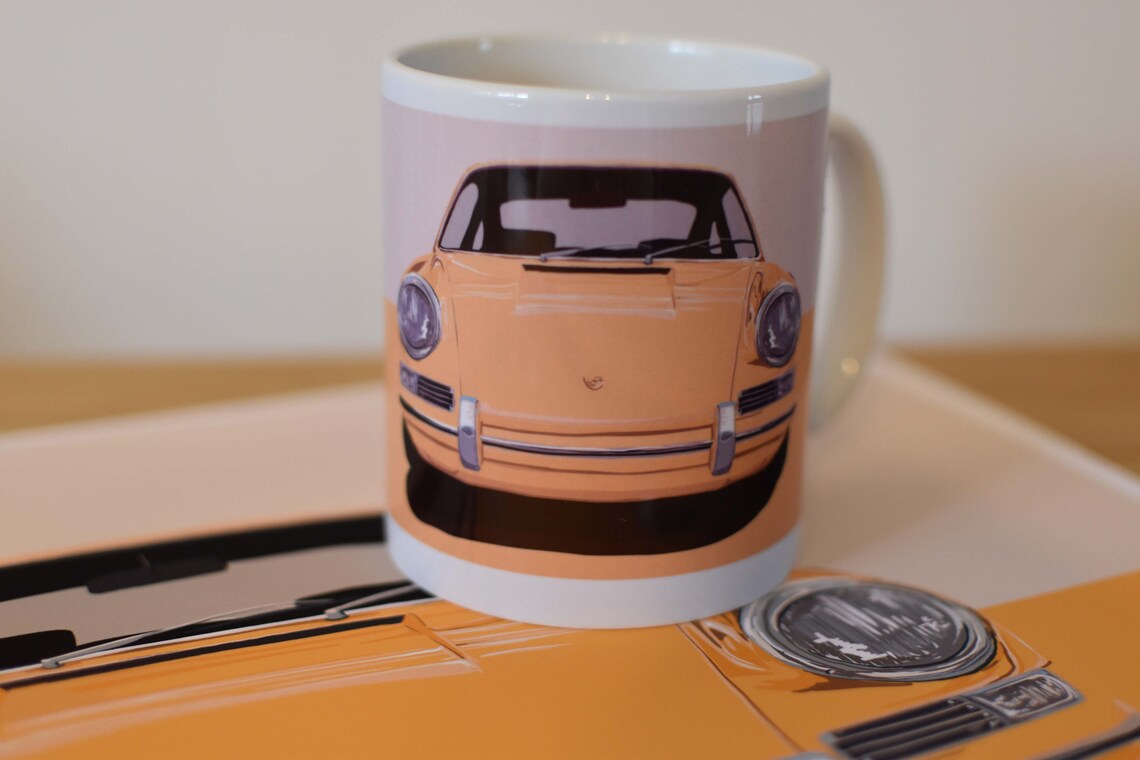 Porsche 911 Mug Classic Porsche 911 or 912 of the 70's Etsy