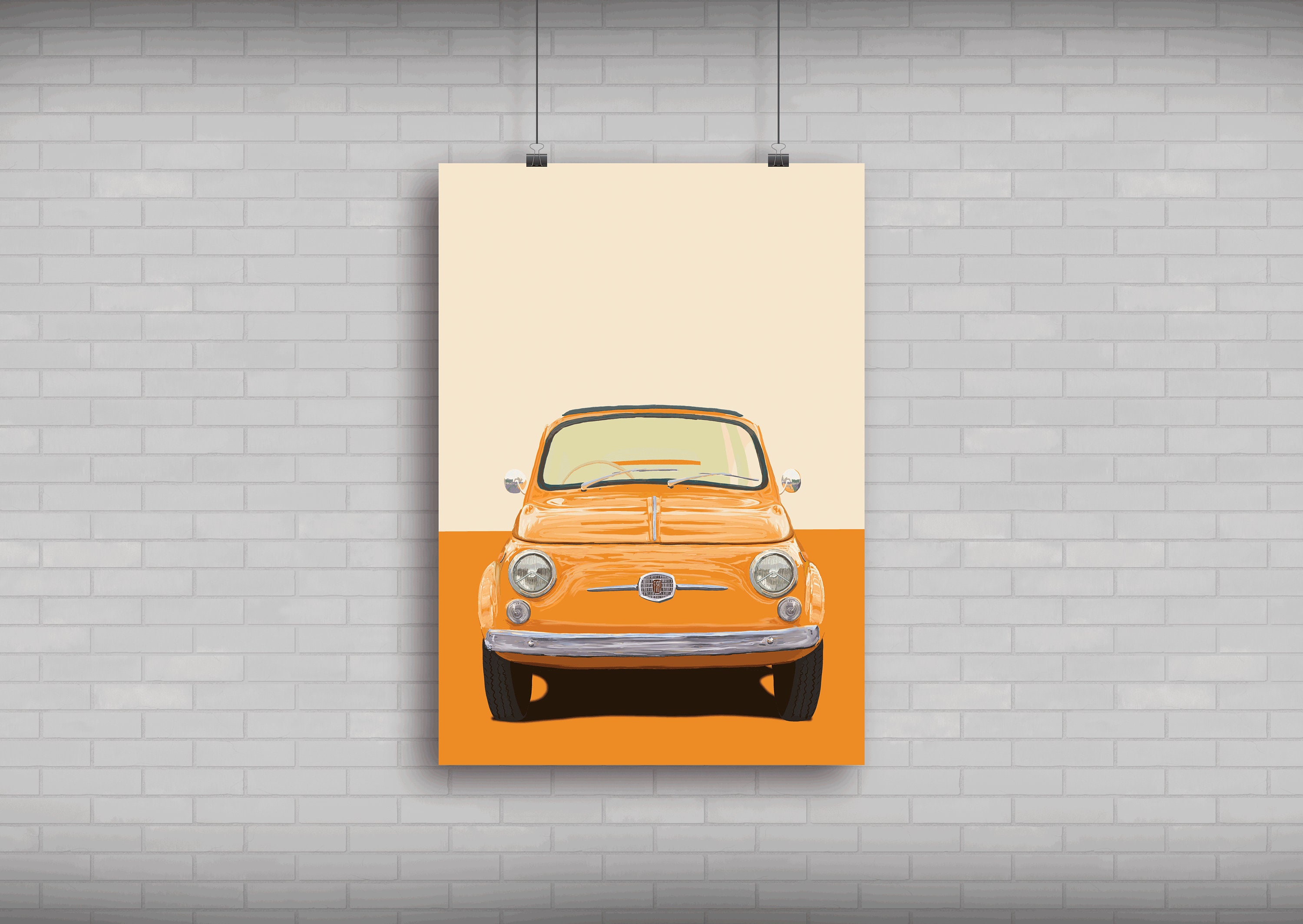 Fiat 500 Cinquecento Art Classic Fiat 500 In Beautiful Sunset Orange fiat-500-cinquecento-art-classic-fiat-500-in-beautiful-sunset-orange