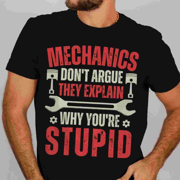 garage svg, diesel mechanic svg, mechanic gift, Funny Mechanic svg png, Mechanics Don't Argue Sarcasm svg