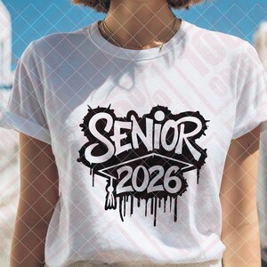 Senior 2026 Svg, 2026 senior split Svg, class of 2026 Svg, graduation Svg, 2026 graduate Svg, senior graduation png, school pride Svg image 6