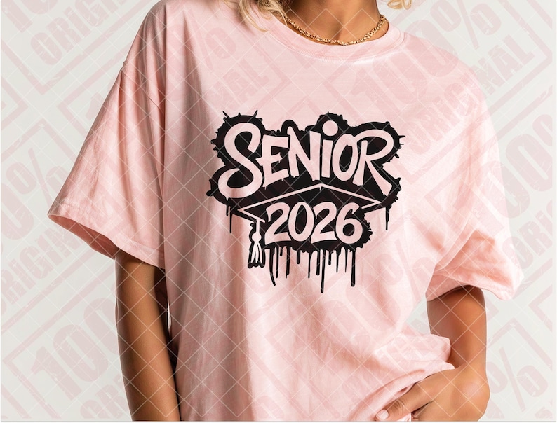 Senior 2026 Svg, 2026 senior split Svg, class of 2026 Svg, graduation Svg, 2026 graduate Svg, senior graduation png, school pride Svg image 3