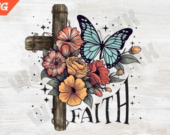 Fe png, Jesús png, Diseño de sublimación, Descarga de diseño digital, Cruz de fe png, Fe Clipart png, Citas cristianas, Png religioso