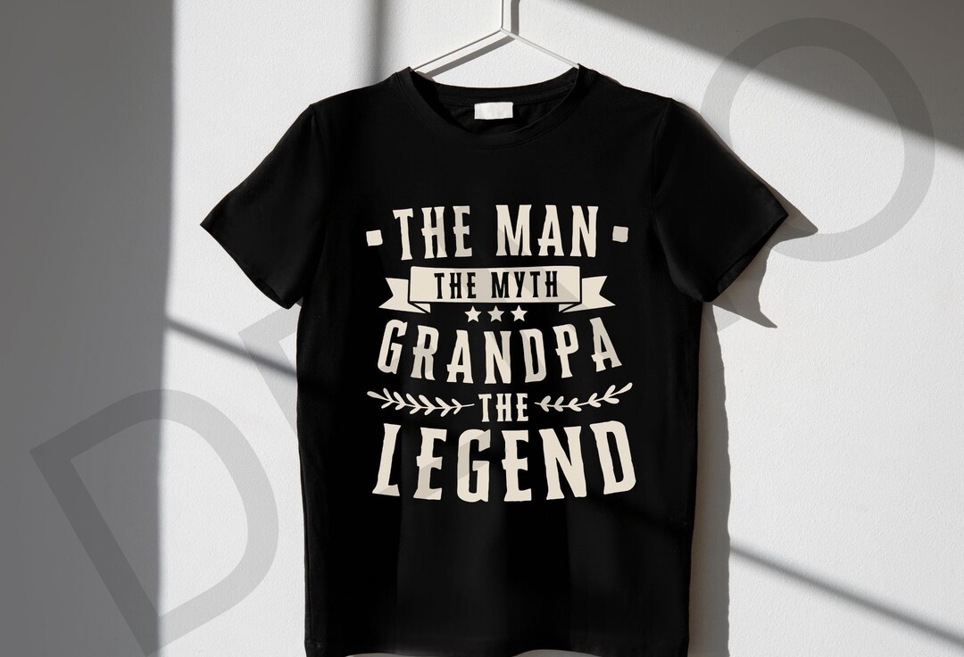Funny Shirt for Papa Svg Png Dxf Man Myth Legend Papa Svg Etsy