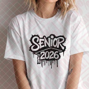 Senior 2026 Svg, 2026 senior split Svg, class of 2026 Svg, graduation Svg, 2026 graduate Svg, senior graduation png, school pride Svg image 5