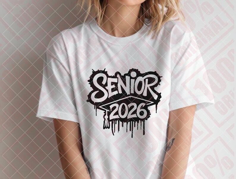 Senior 2026 Svg, 2026 senior split Svg, class of 2026 Svg, graduation Svg, 2026 graduate Svg, senior graduation png, school pride Svg image 5