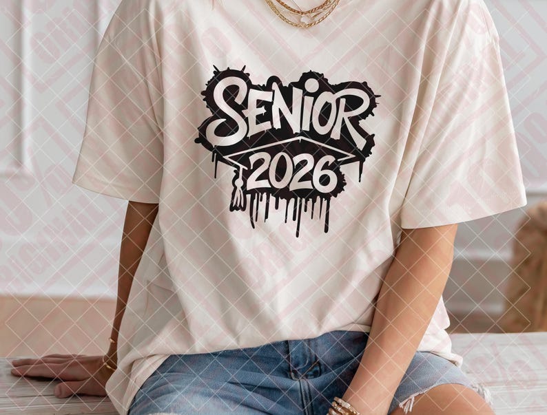 Senior 2026 Svg, 2026 senior split Svg, class of 2026 Svg, graduation Svg, 2026 graduate Svg, senior graduation png, school pride Svg image 4