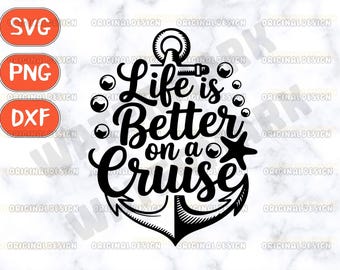 La vida es mejor en un crucero Svg, vida en la playa Svg, paz amor crucero Svg, en modo crucero Svg, vacaciones en crucero png, vibraciones de playa png