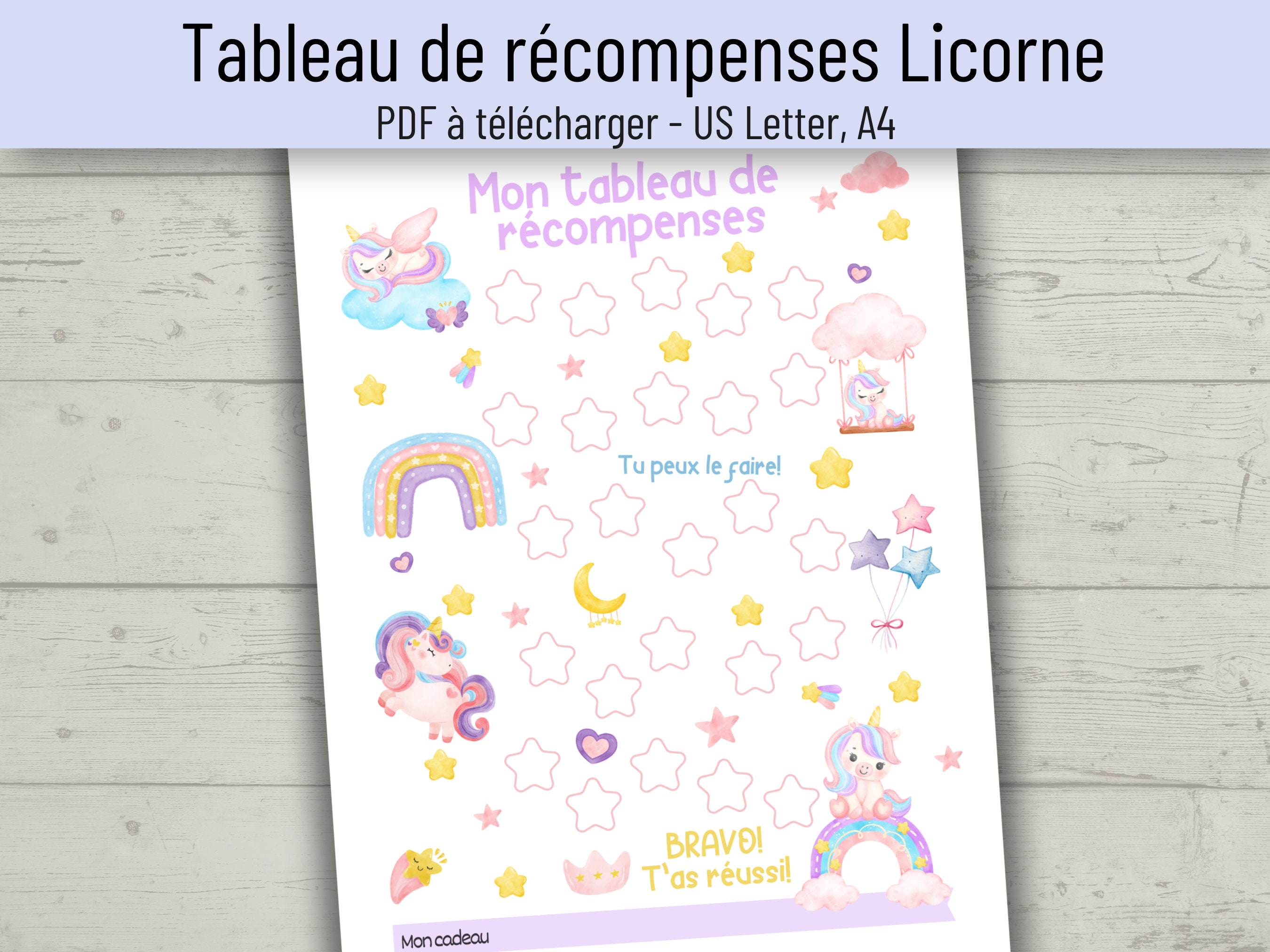 NEW * Tableau de récompenses pour autocollants : Les super-héros