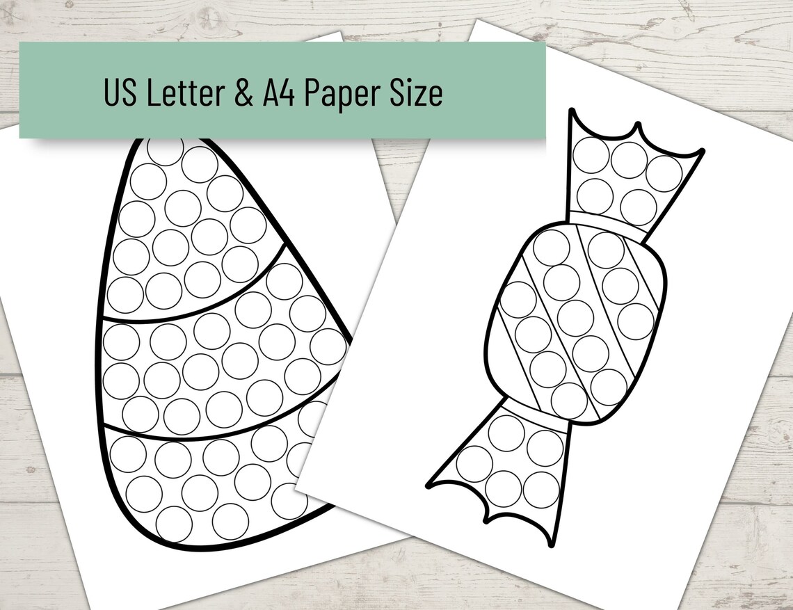 Halloween Dot Marker Printable Activity Pages Halloween Do A Dot Halloween dot marker printable activity pages halloween do a dot