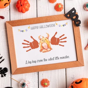 Monster Handprint - Etsy