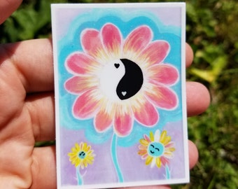 Steady Glow Rectangle Sticker