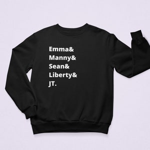 De Degrassi-klassenlijst | Degrassi De volgende generatie | Sweatshirt met ronde hals