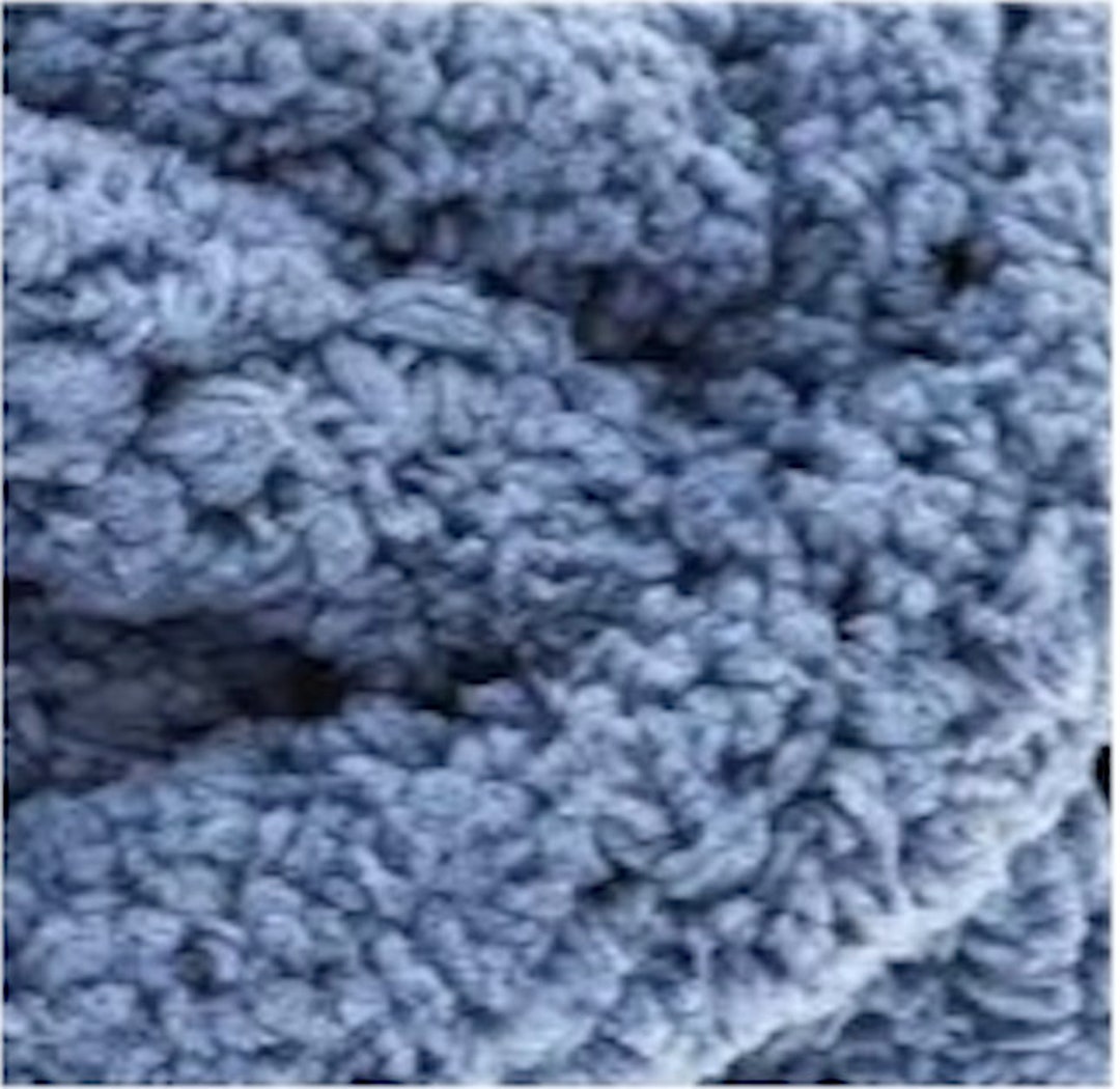 Fiji Waters Blue Chunky Blanket Etsy