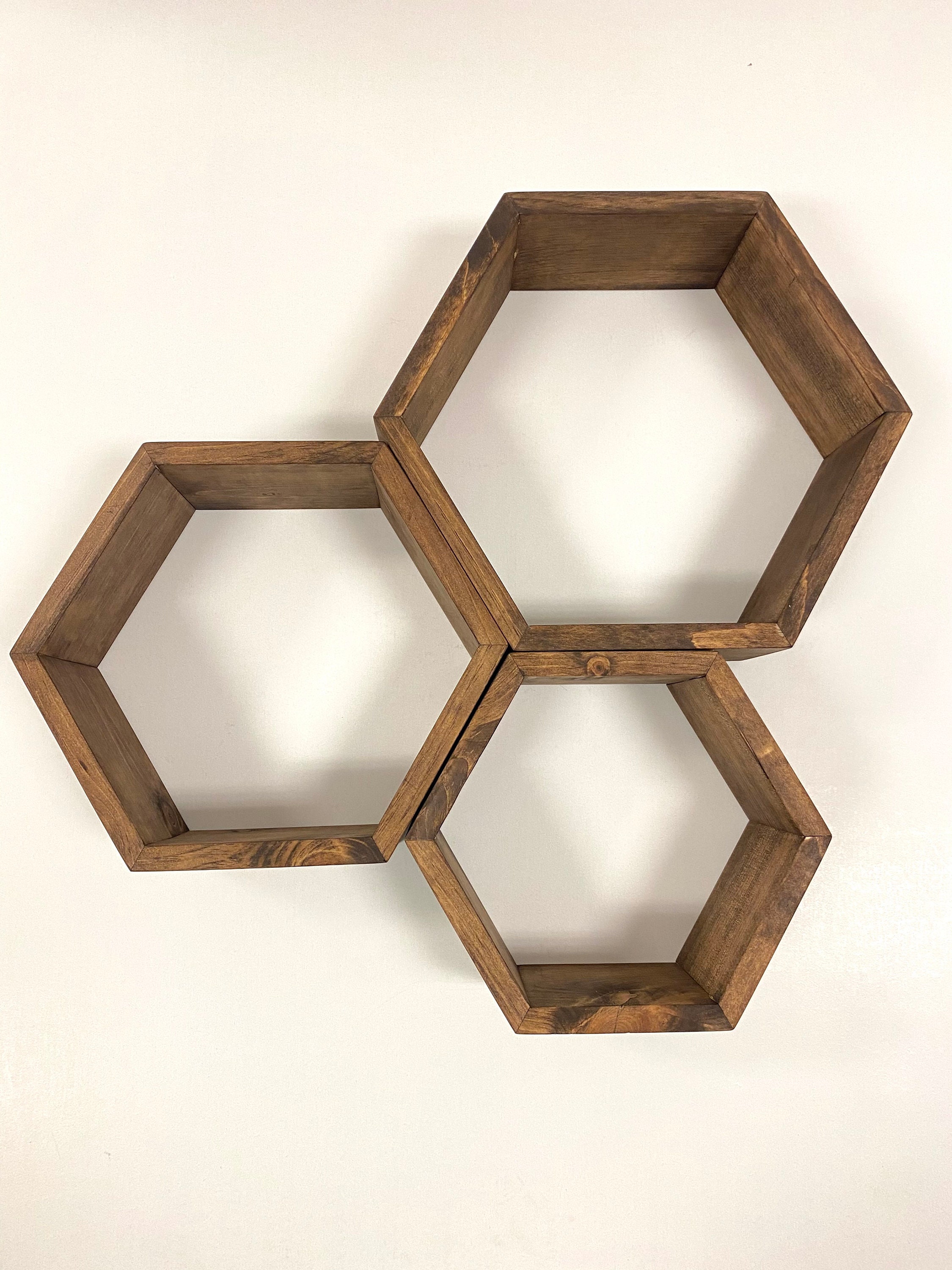 Hexagon Wall Shelves for sale Only 4 left at 75