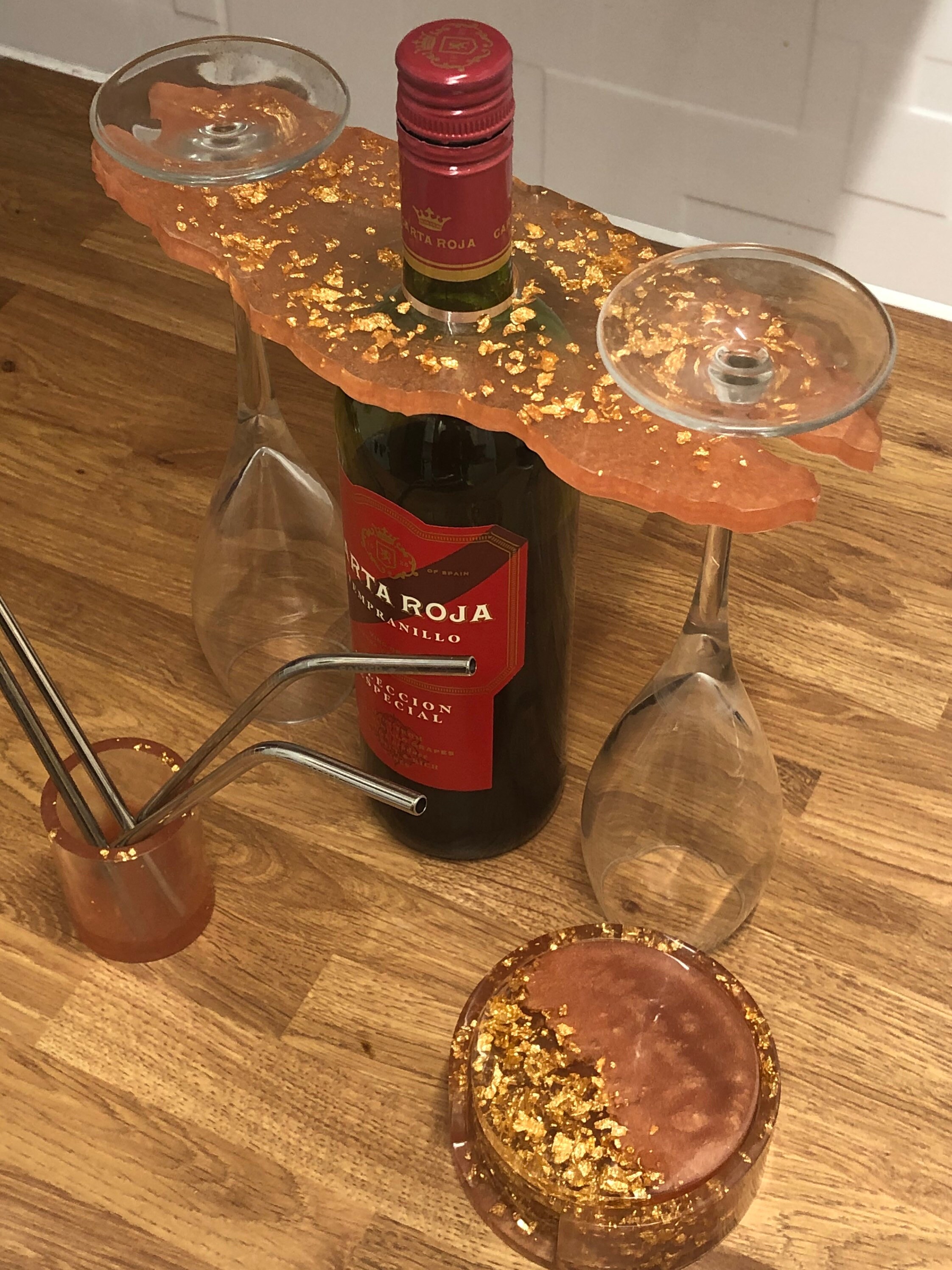 Handmade Wine or Champagne Glass Holder Small Etsy