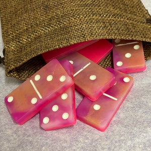 Handmade Resin Rainbow Dominoes