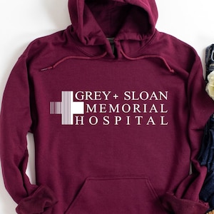 Grey's Anatomy Hoodie, Meredith Grey's Anatomy Gift tshirt, Grey Sloan Memorial Hospital sweatshirt, Grey Anatomy Crew Neck Sweatshirt