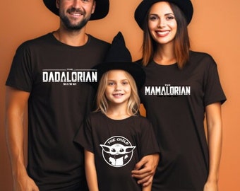 Mamalorian T-shirt, Dadalorian T-shirt, The Child t-Shirt, Mothers Day Shirt, Matching Family Shirts, Family Costum Shirt, Mothers Day Gifts