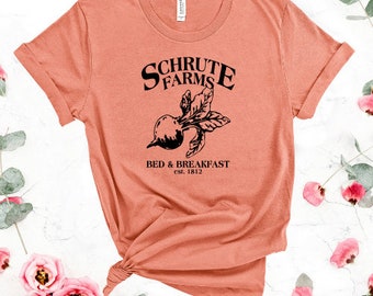 Schrute Farms Shirt, Schrute farms bed and breakfast shirt, The Office Shirt, Dwight shirt, Schrute Farms Bed and Breakfast T-shirt