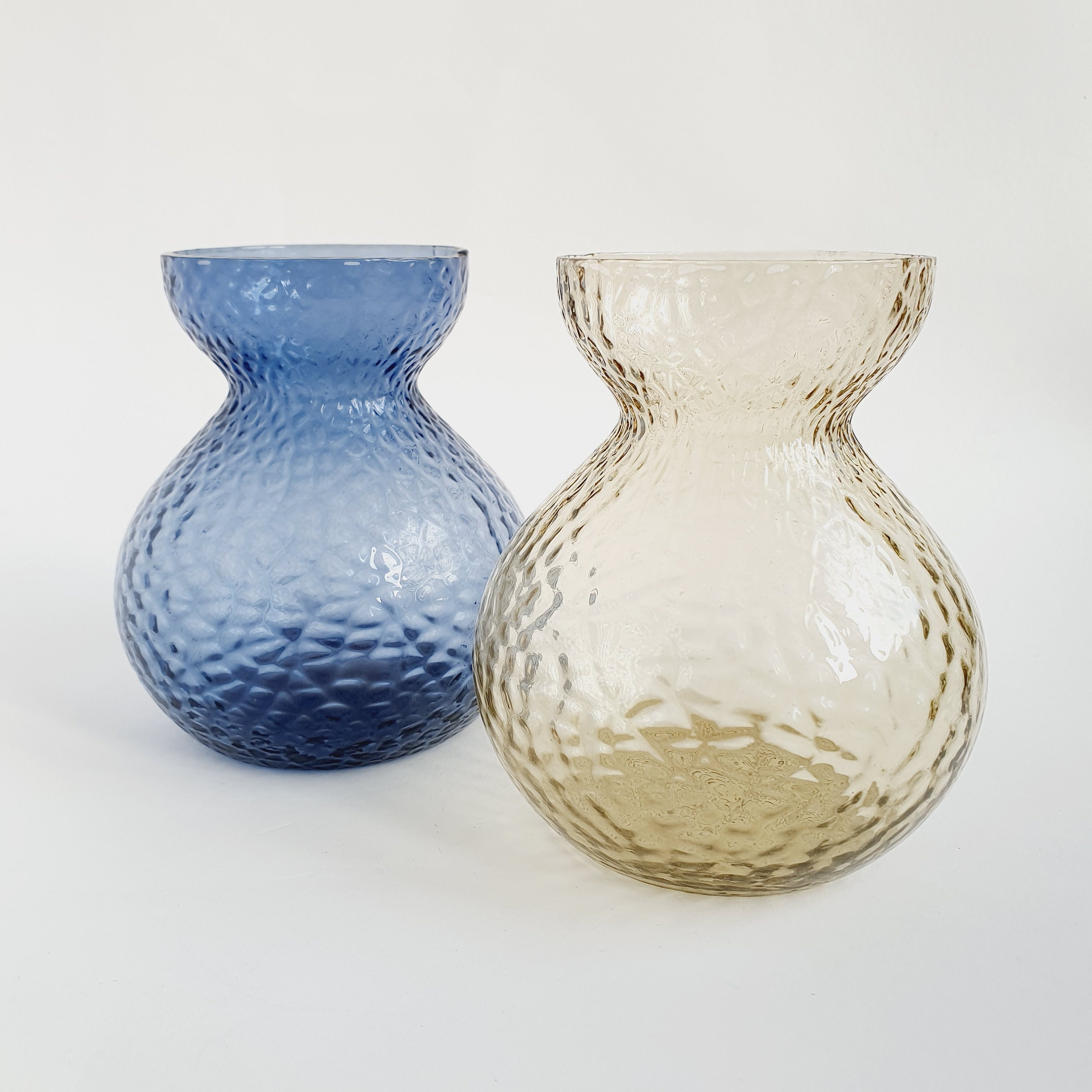 Vintage Hyacinth Glass Vase Fyn Glaswaerk Funen Glassworks Etsy