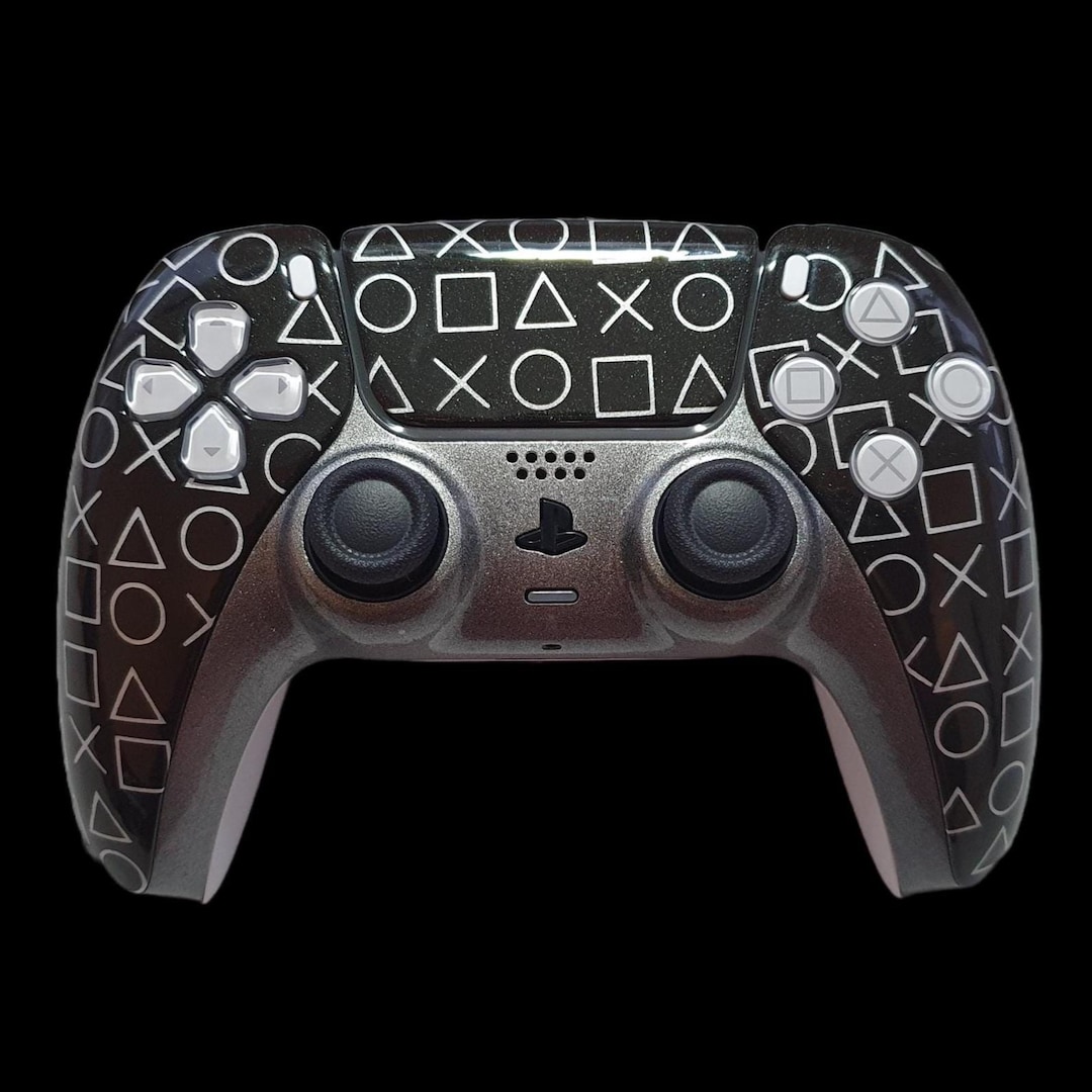 Sony Dualsense Custom Controller - Black Days of Play (PS5) - Etsy