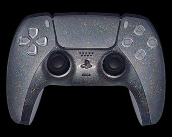 Sony DualSense Custom Controller – Silver Holographic Flakes (PS5)