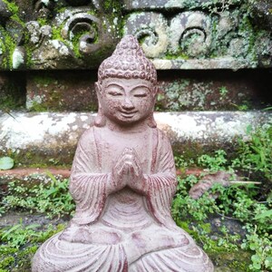 6&quot; Meditating Stone  Buddha Statue