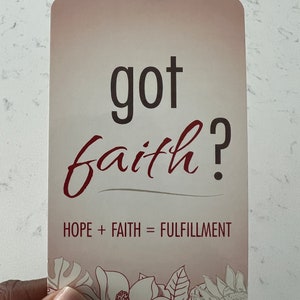 hast Glauben? | 6er Set Mutmachende Postkarten | Christliche Inspirational Postkarten | Motivierende Karten | Postkarten Set