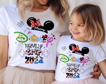 Disney Family Trip Shirts, Personalized Disney trip Shirts, Disney Family Vacation Tshirts, Disney Matching Shirts, Disney vacation GV8